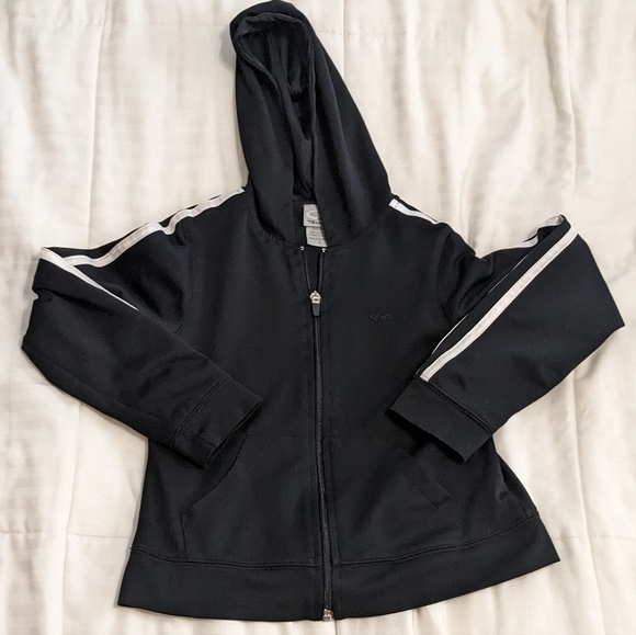 Champion lightweight black zip up hoodie size small - Picture 1 of 7